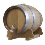 Botticella in rovere 5 litri (5l) – interno paraffinato e finitura verniciata - immagine 2