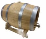 Botticella in rovere 5 litri (5l) – interno paraffinato e finitura verniciata - immagine 4