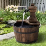 Fontaine décorative pour parterre de fleurs ou terrasse