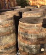 Botte in rovere usata ex-Cognac – da 114 a 500 L per affinamento o decorazione - immagine 2