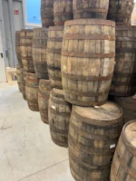 Botte in rovere usata ex-Cognac – da 114 a 500 L per affinamento o decorazione - immagine 4