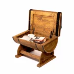 Panca a botte rustica 3 in 1 – Contenitore, seduta e tavolino - immagine 4