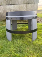 Tavolo a botte da giardino – Rovere francese personalizzato, botte da vino o whisky - immagine 2