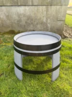 Tavolo a botte da giardino – Rovere francese personalizzato, botte da vino o whisky - immagine 3