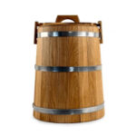 Tino di fermentazione 100L in pino dell'Oregon artigianale - immagine 5