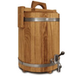 Tino di fermentazione 100L in pino dell'Oregon artigianale - immagine 4